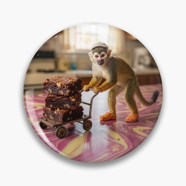 Item preview, Spider Monkey Makes off with the Brownies designed and sold by Tridentulus.