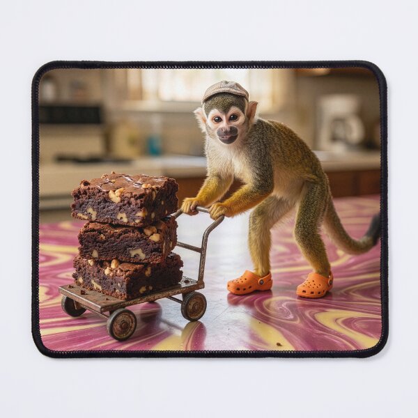 Item preview, Spider Monkey Makes off with the Brownies designed and sold by Tridentulus.
