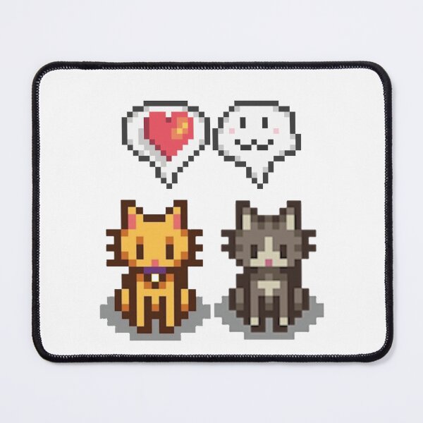 Item preview, Stardew Valley stickers, cat pets designed and sold by Stardewwlove.