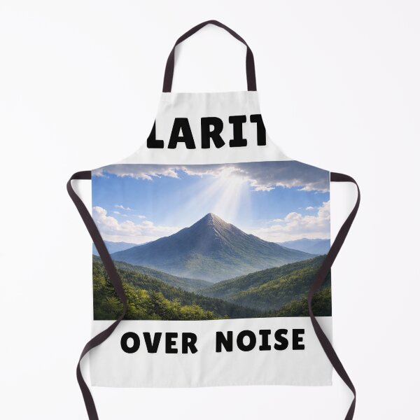 Item preview, Clarity Over Noise – Mountain Light Tee designed and sold by QuietlyBecoming.