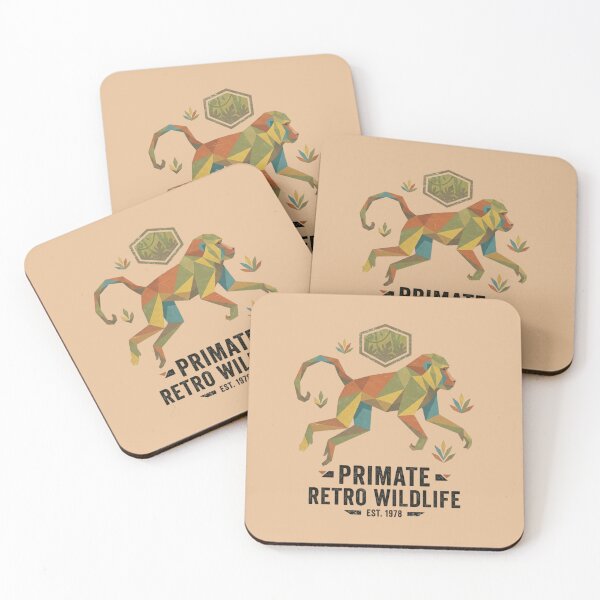 Item preview, Retro Primate Wildlife Logo – Adventure Design for Travelers and Explorers designed and sold by bsbd-action.