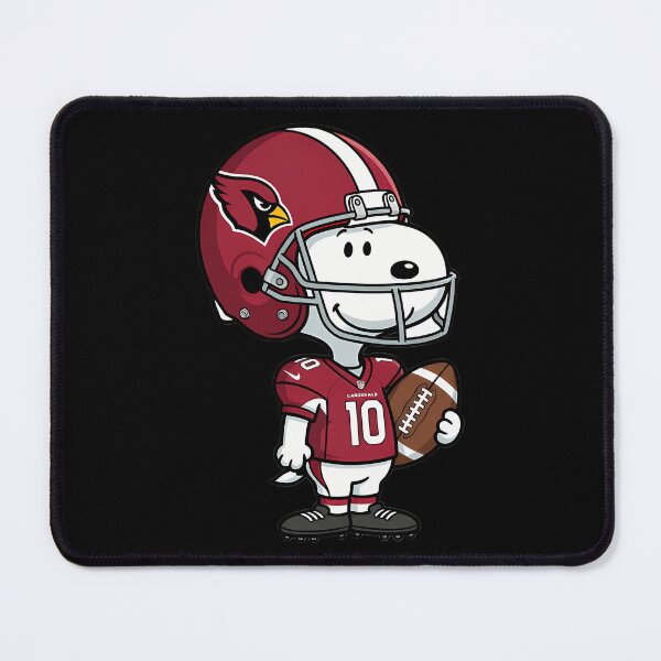 Item preview,  Snoopy Holding Football In Arizona Jersey designed and sold by MianDesigner.