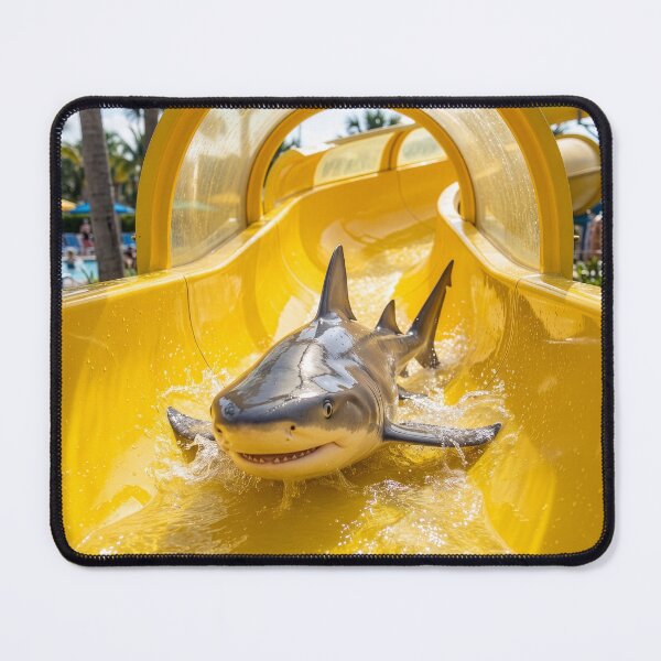 Item preview, Shark Loves the Water Slide designed and sold by Tridentulus.