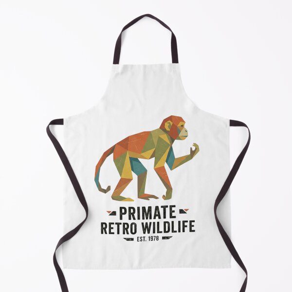 Item preview, Geometric Primate Graphic 1978 – Vintage Wall Art for Collectors designed and sold by bsbd-action.