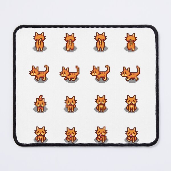 Item preview, Stardew Valley stickers, cat pets designed and sold by ThinaArte.