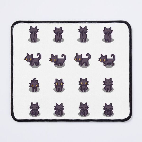 Item preview, Stardew Valley stickers, cat pets designed and sold by ThinaArte.