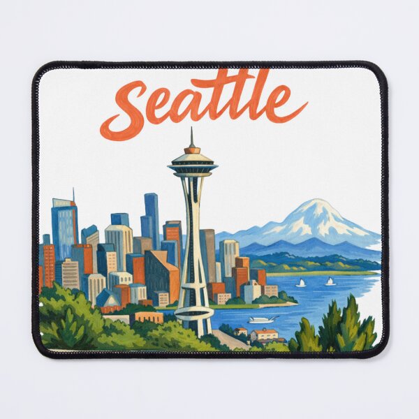 Item preview, Seattle Washington Skyline designed and sold by Fastokart.