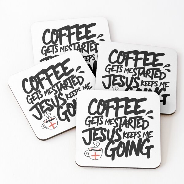 Item preview, Coffee and Jesus Hand Drawn Lettering designed and sold by IslandTyped.