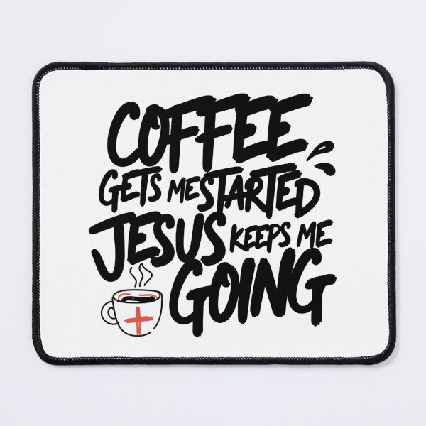 Item preview, Coffee and Jesus Hand Drawn Lettering designed and sold by IslandTyped.