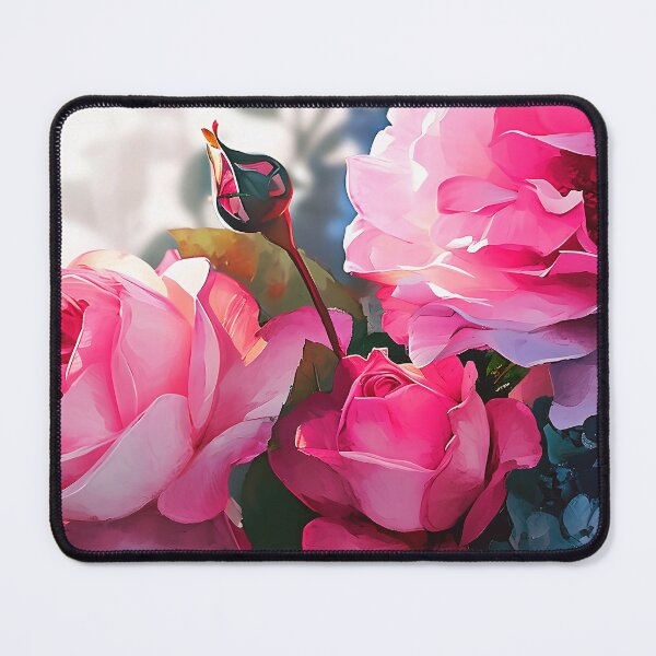 Item preview, Pink-Magenta Roses Elegant Fine Art Digital Designs designed and sold by DEC02.