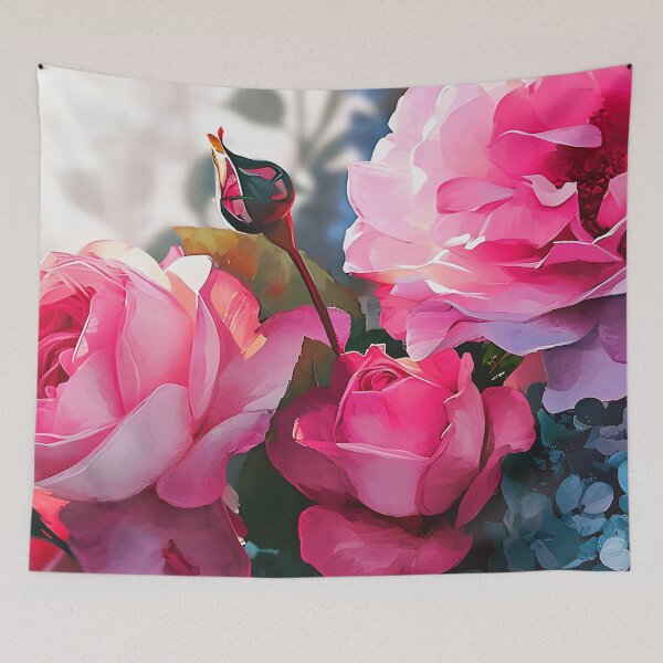 Item preview, Pink-Magenta Roses Elegant Fine Art Digital Designs  designed and sold by DEC02.