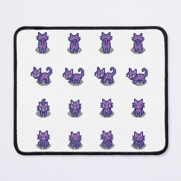 Item preview, Stardew Valley stickers, cat pets designed and sold by ThinaArte.
