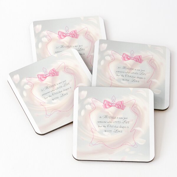 Item preview, Inspirational Mother Quote Soft Pink Ribbon Art designed and sold by Shinebright89.