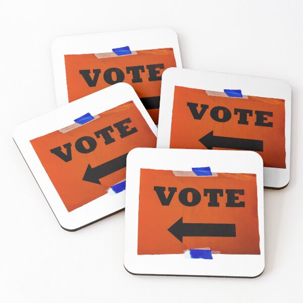 Item preview, Vote This Way Arrow Sign – Civic Engagement Protest Design designed and sold by aadventures.