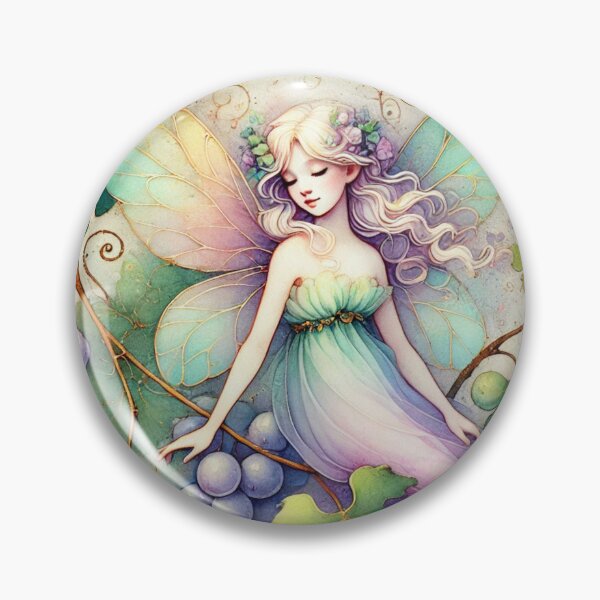 Item preview, Enchanted Vineyard Fairy designed and sold by Dream Bloom Gallery.