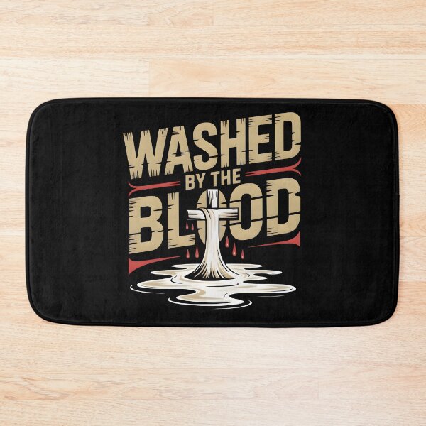 Artikelvorschau, Vom Blut gewaschen – T-Shirt mit Glaubensmotiv entworfen und verkauft von ForgedByFaith.