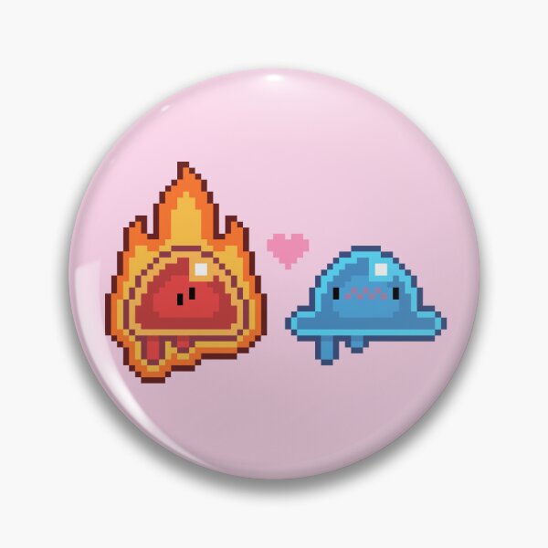 Item preview, Fire Slime and Puddle Slime - Slime Rancher - Plorty Corner designed and sold by Plorty Corner.