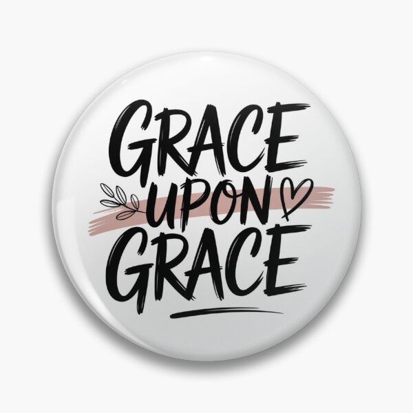 Item preview, Grace Upon Grace Elegant Hand Lettered Art designed and sold by IslandTyped.