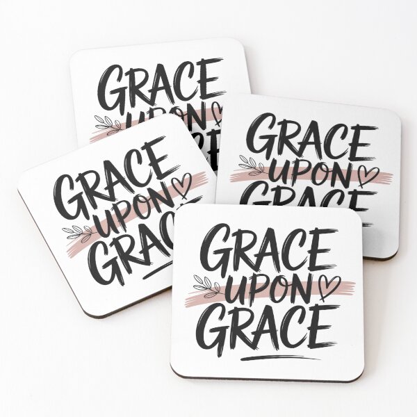 Item preview, Grace Upon Grace Elegant Hand Lettered Art designed and sold by IslandTyped.
