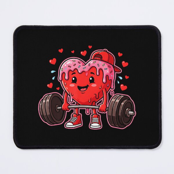 Item preview, Cute Heart Deadlift Gym Valentine Workout Humor designed and sold by eliramaison.