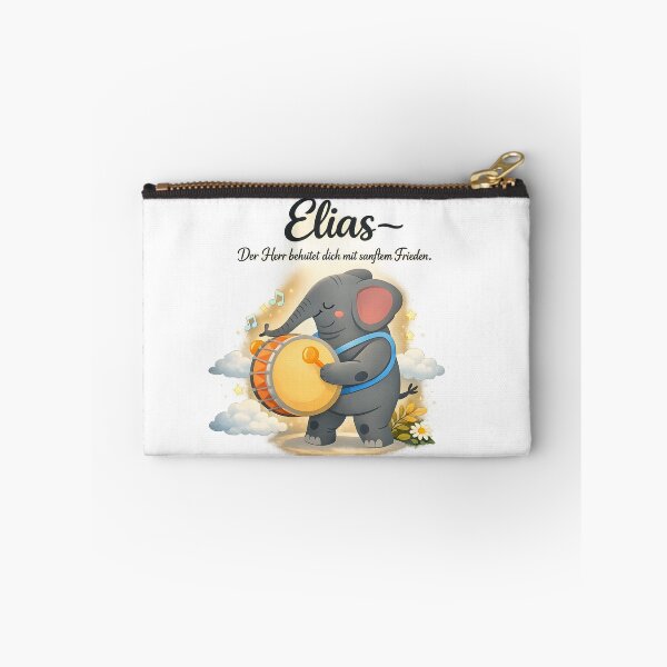 Item preview, Personalized elephant children's room poster with the name Elias designed and sold by LoveNurseries.