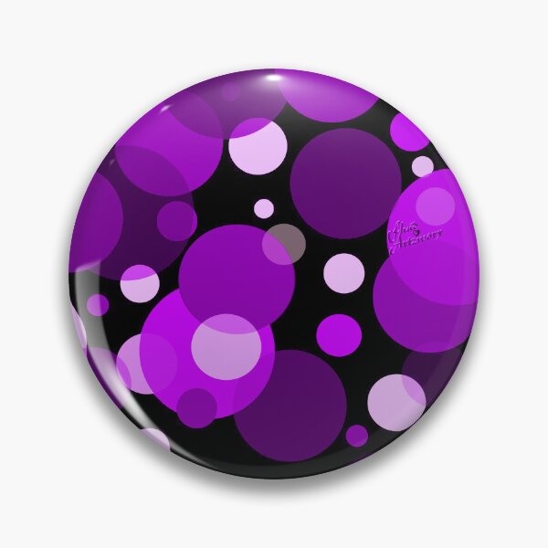 Item preview, Polka Dots Purple Vibe designed and sold by Fluid Artzworx.