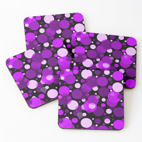 Item preview, Polka Dots Purple Vibe designed and sold by Fluid Artzworx.