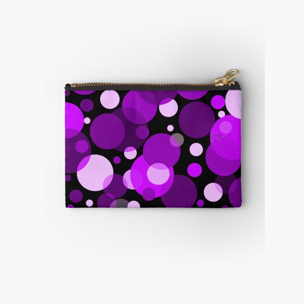 Artikelvorschau, Polka Dots Purple Vibe entworfen und verkauft von Fluid Artzworx.