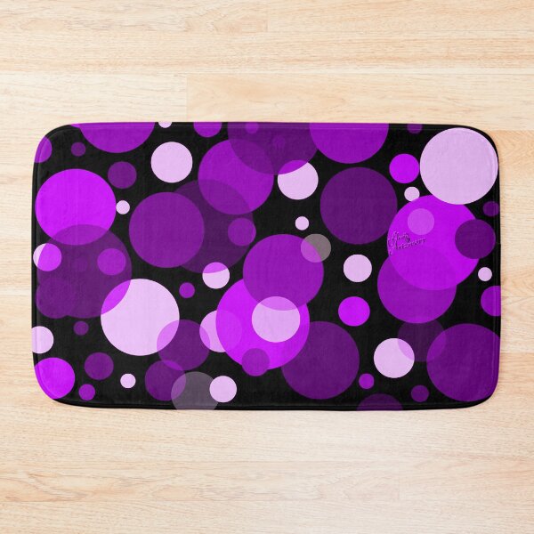 Artikelvorschau, Polka Dots Purple Vibe entworfen und verkauft von Fluid Artzworx.