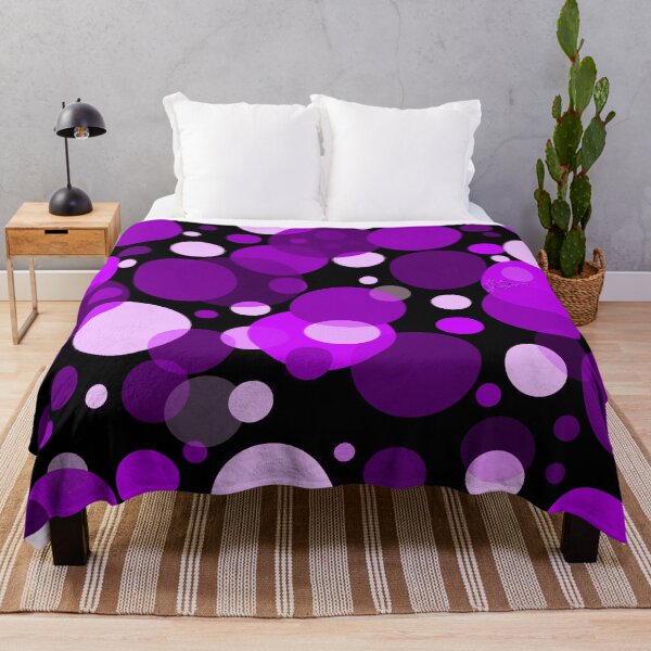 Item preview, Polka Dots Purple Vibe designed and sold by Fluid Artzworx.