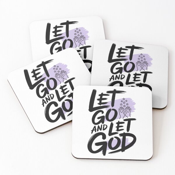 Item preview, Let Go And Let God Hand Lettered Spiritual Art designed and sold by IslandTyped.