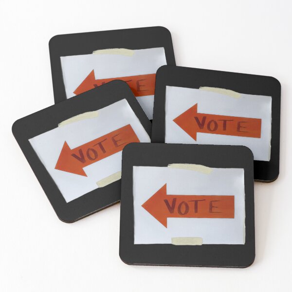 Item preview, Handwritten Vote Arrow Sign – Grassroots Election Protest Design designed and sold by aadventures.