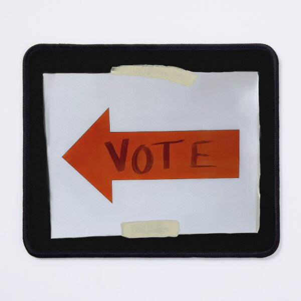 Item preview, Handwritten Vote Arrow Sign – Grassroots Election Protest Design designed and sold by aadventures.