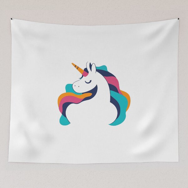 Item preview, Unicorn Colorful Mane Calm Aesthetic designed and sold by FWLKIT.