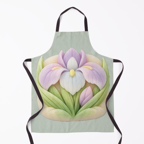Item preview, Traditional Japanese Iris Nerikiri Wagashi Art designed and sold by SakuraMarket26.