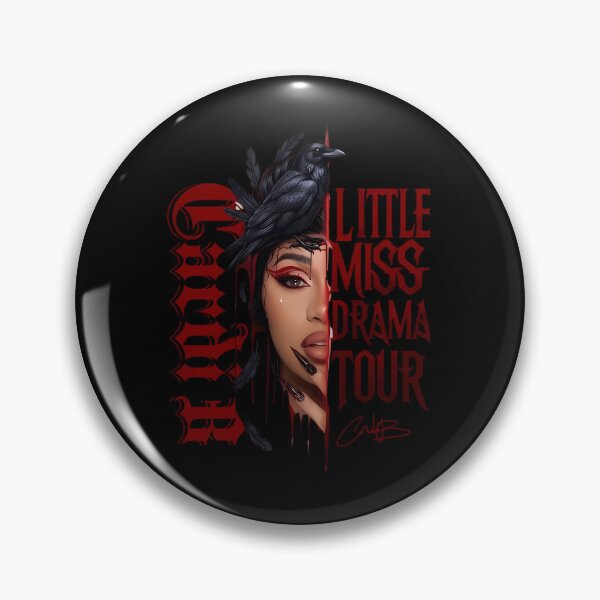 Item preview, Cardi B Little Miss Drama Gothic Raven  designed and sold by jattart.