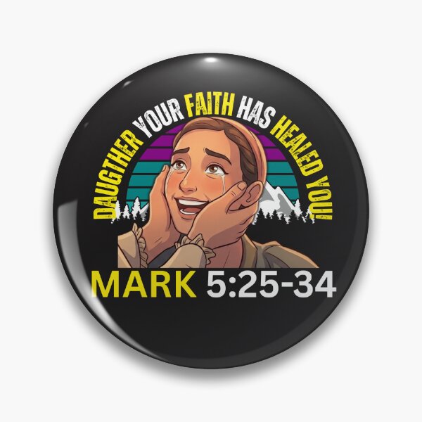 Item preview, JESUS HEALED BLEEDIG WOMAN | Mark 5:25–34 designed and sold by UnboundFull.