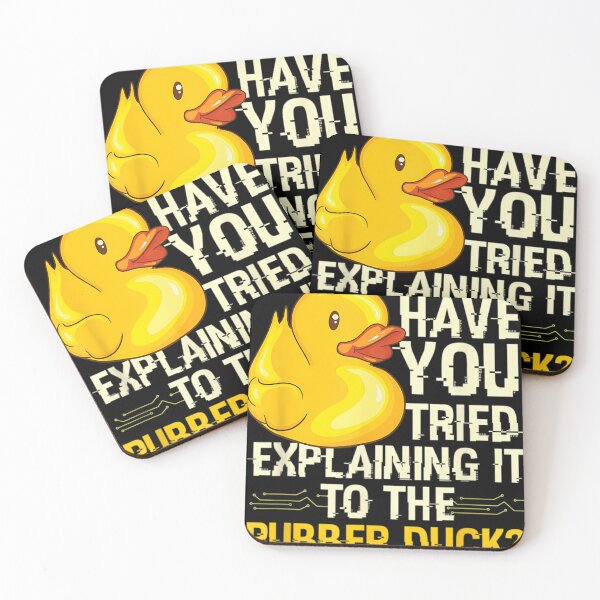 Item preview, Funny Programmer - Rubber Duck Debugging Funny Programmer Gift Design designed and sold by bongsentrang.