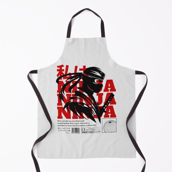 Item preview, Ninja Rage – Dark Anime Warrior Typography Design designed and sold by Charizmwear.
