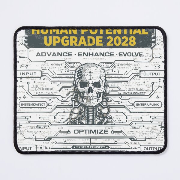 Item preview, Cyberpunk Skull Tech Upgrade T-Shirt designed and sold by Matinez Pink.