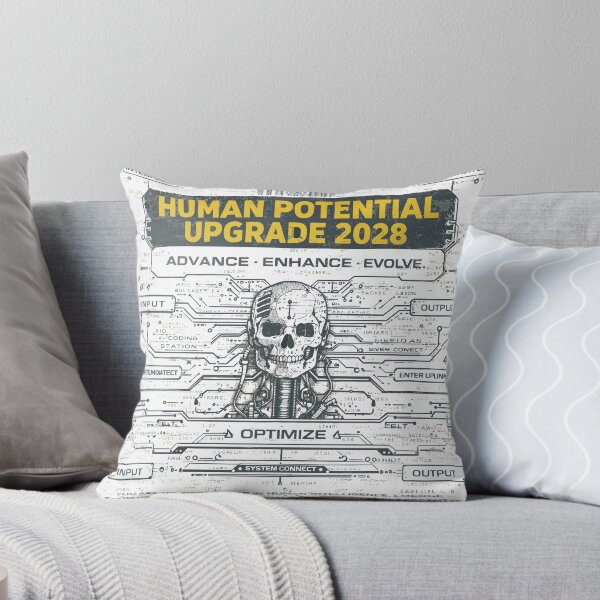 Item preview, Cyberpunk Skull Tech Upgrade T-Shirt designed and sold by Matinez Pink.