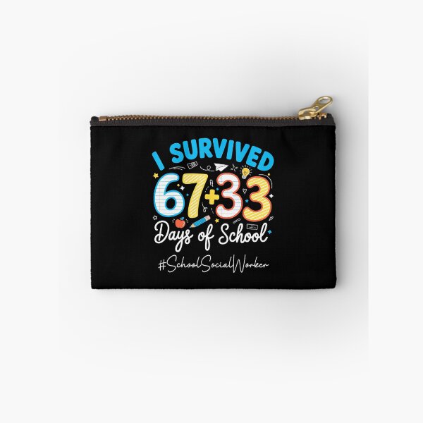 Item preview, I Survived 67 of 33 Days of School Funny Teacher  designed and sold by gladysenglish.