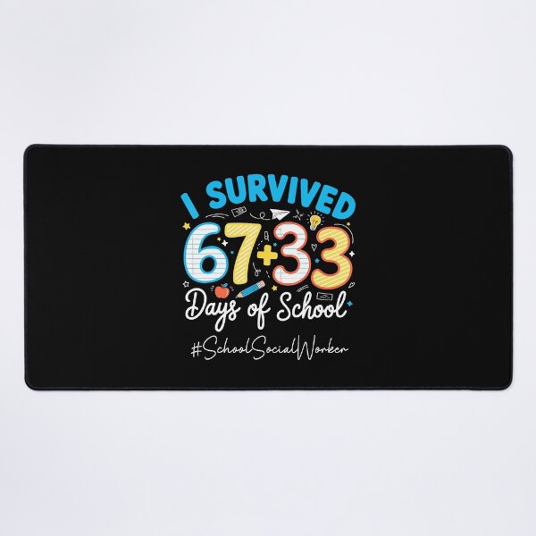 Item preview, I Survived 67 of 33 Days of School Funny Teacher designed and sold by gladysenglish.