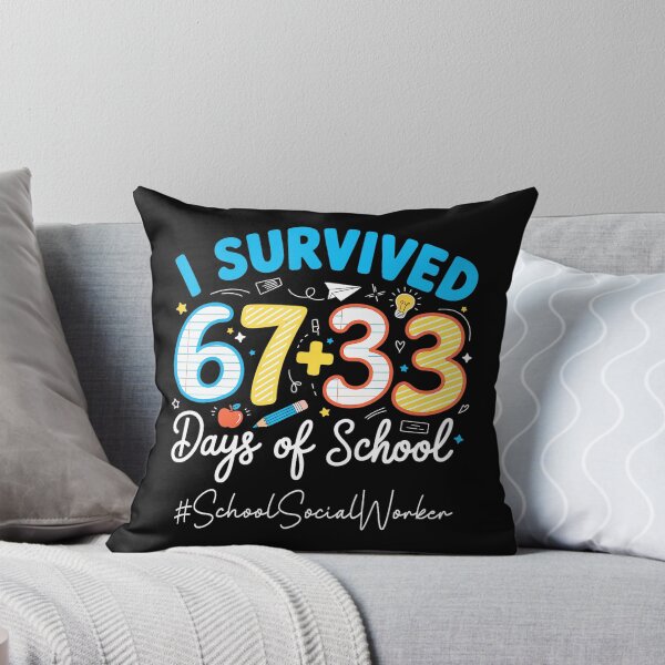 Item preview, I Survived 67 of 33 Days of School Funny Teacher  designed and sold by gladysenglish.