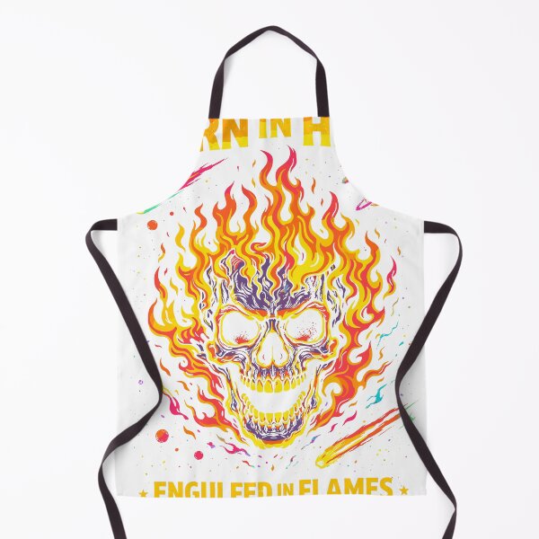 Item preview, Flaming Skull T-Shirt designed and sold by Matinez Pink.