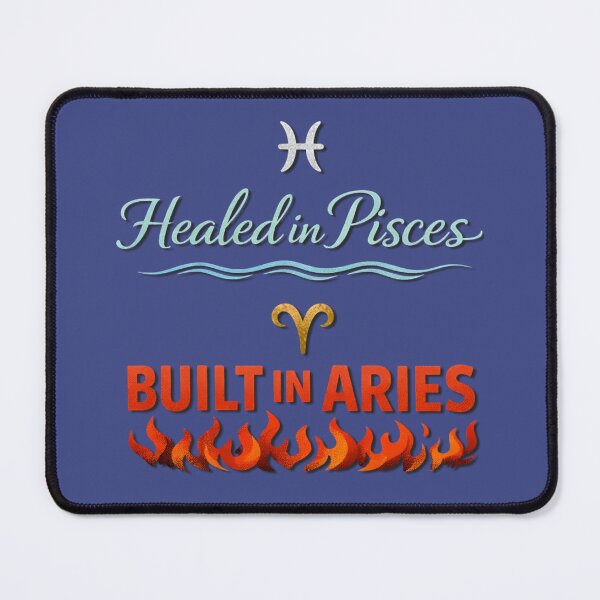 Item preview, Healed in Pisces Built in Aries Astrology designed and sold by ZenWealthDesign.