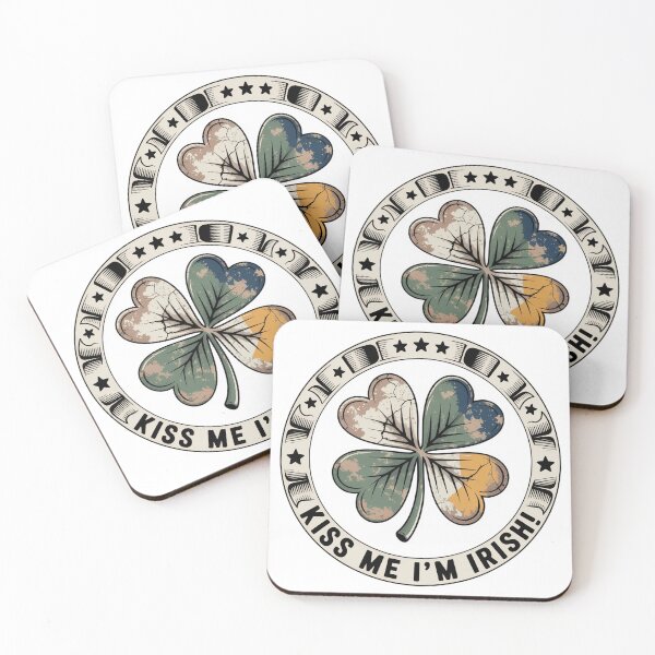 Item preview, Vintage Green Four Leaf Clover Badge Emblem designed and sold by Bloomkept.