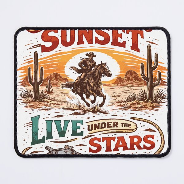Item preview, Outlaw Sunset Live Under Stars designed and sold by Matinez Pink.
