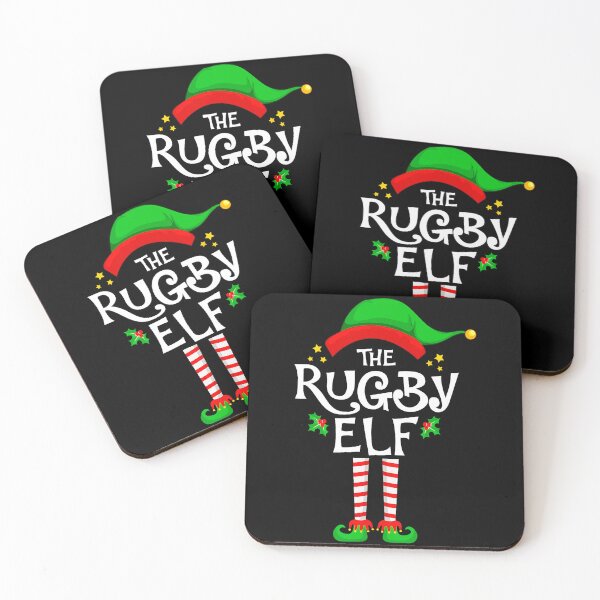 Item preview, Rugby Elf Christmas Funny Holiday Matching  designed and sold by GabrieSketcham.