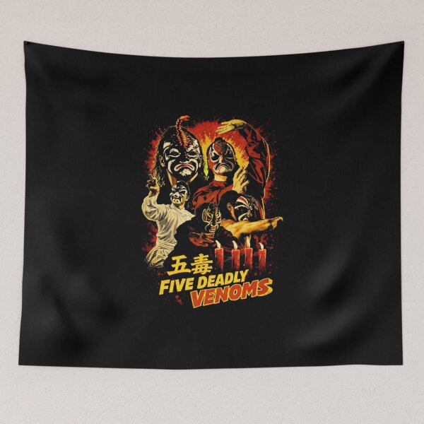 Item preview, Five Deadly Venoms - Vintage Martial Arts Cult Classic designed and sold by Realmendesign.